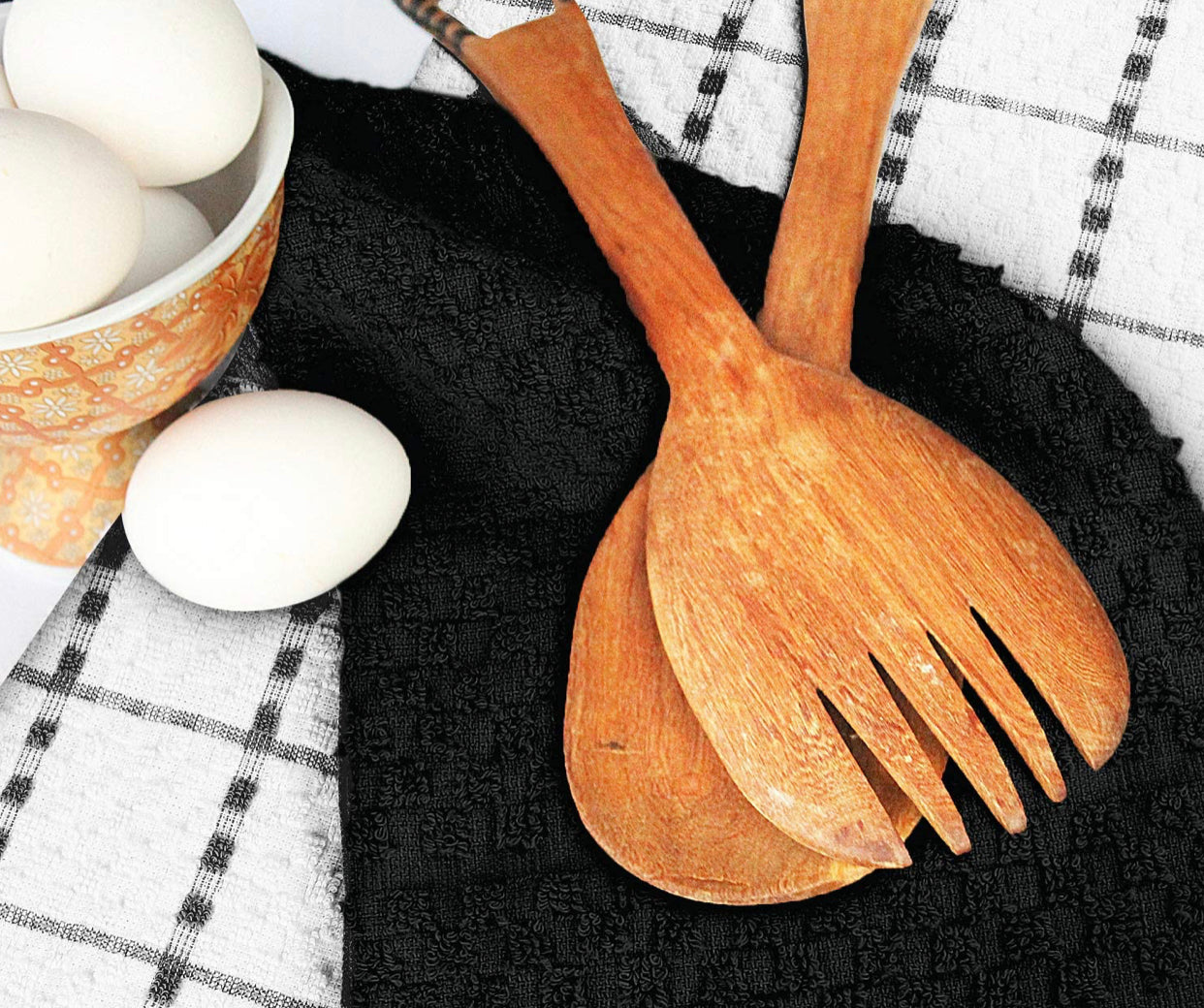 Kitchen Towels, 15 x 25 Inches, 100% Ring Spun Cotton. (12 pack)