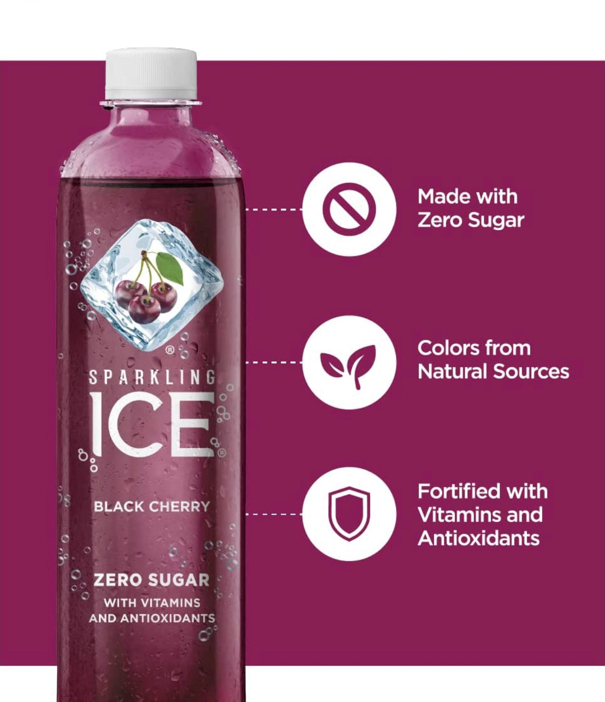 Sparkling Ice, Black Cherry Sparkling Water