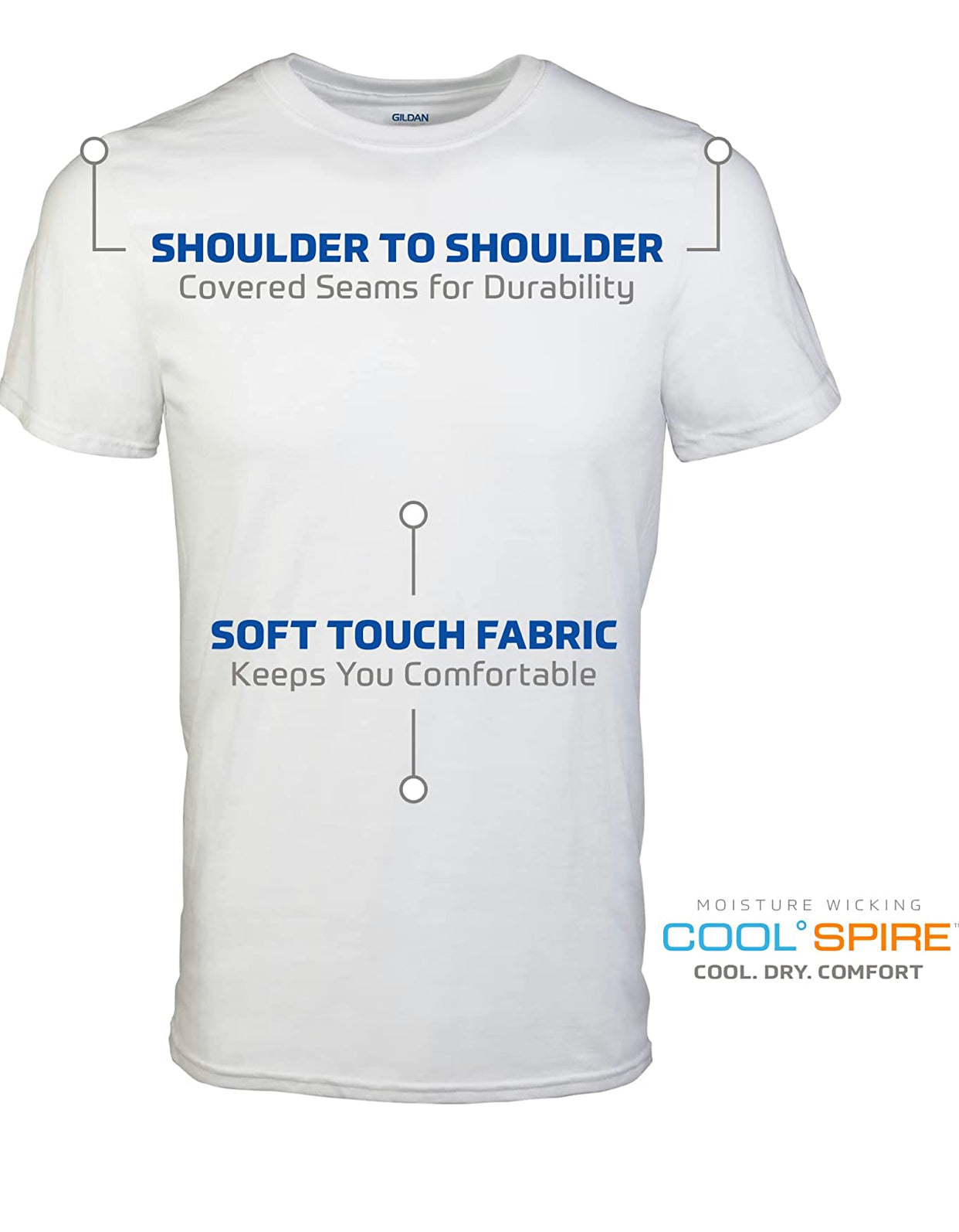 Gildan Men's Crew T-Shirts, Multipack, Style G1100