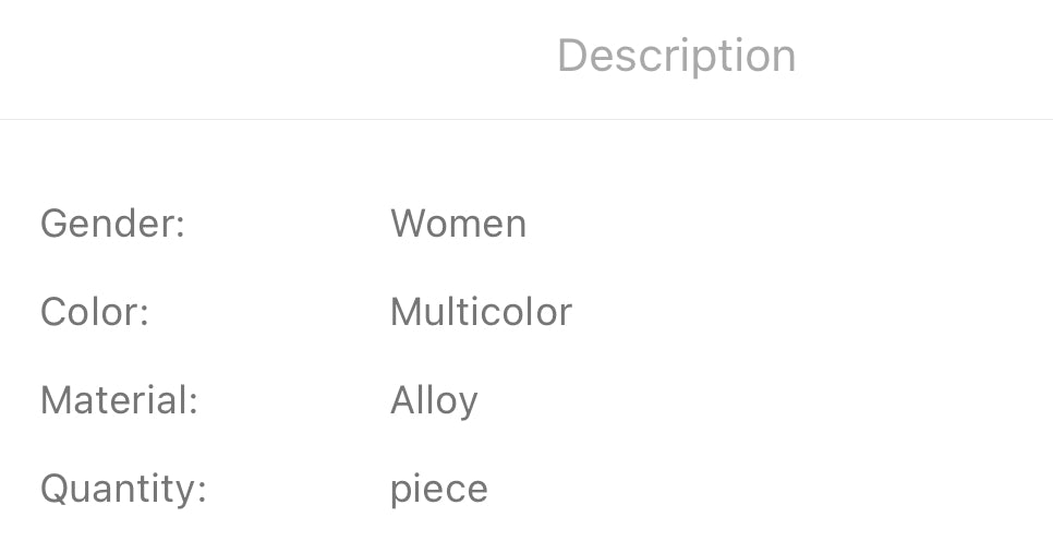 Lovely white and blue coated gold plated ring. Size 8.