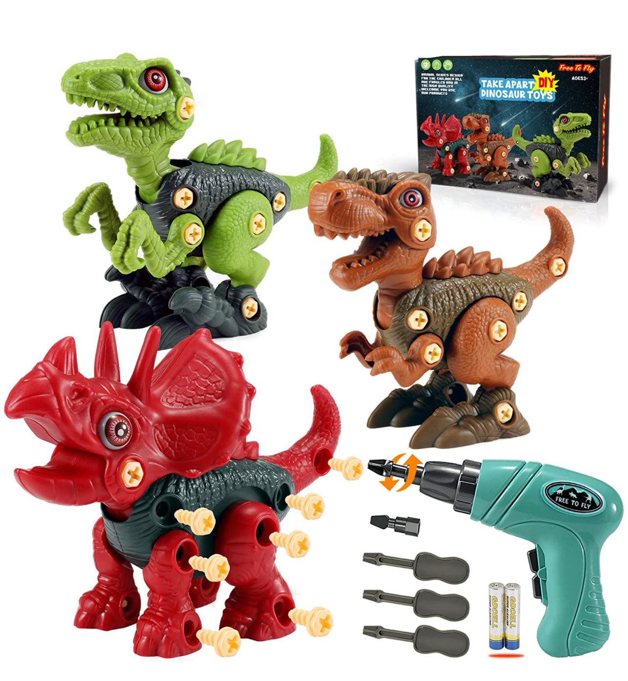 Kids Toys Stem Dinosaur Toy: Take Apart Dinosaur Toys