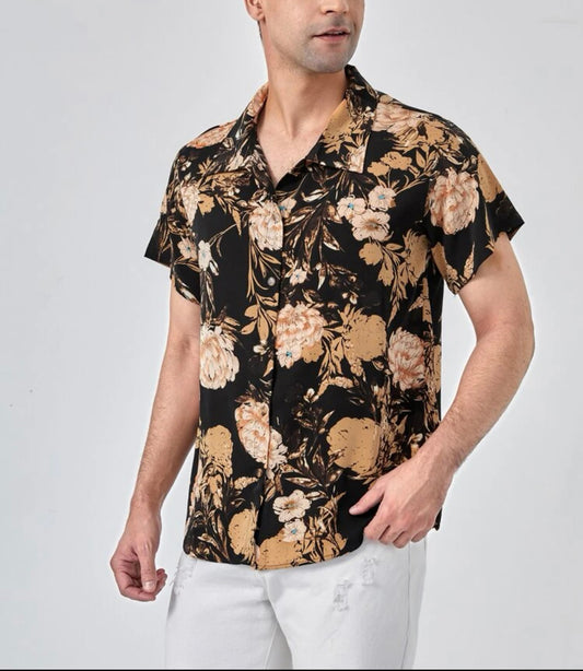 Men’s floral print shirt