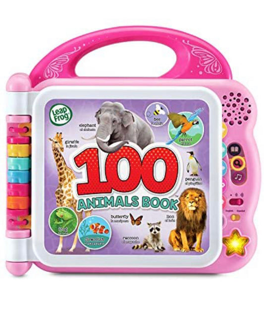 LeapFrog 100 Animals Book, Pink