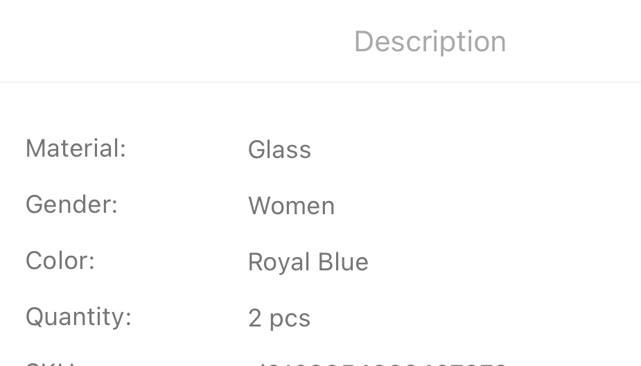 Glass ball drop earrings