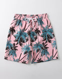 Boys Palm Tree Print Swim Shorts