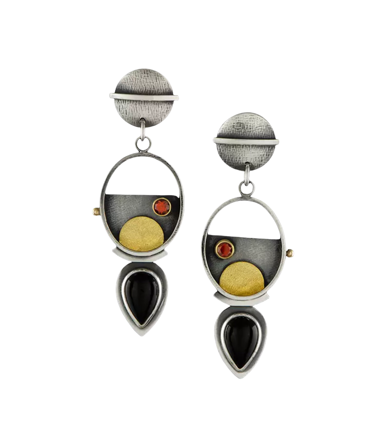 Tribal Oval Hanging Pear Earrings for Women