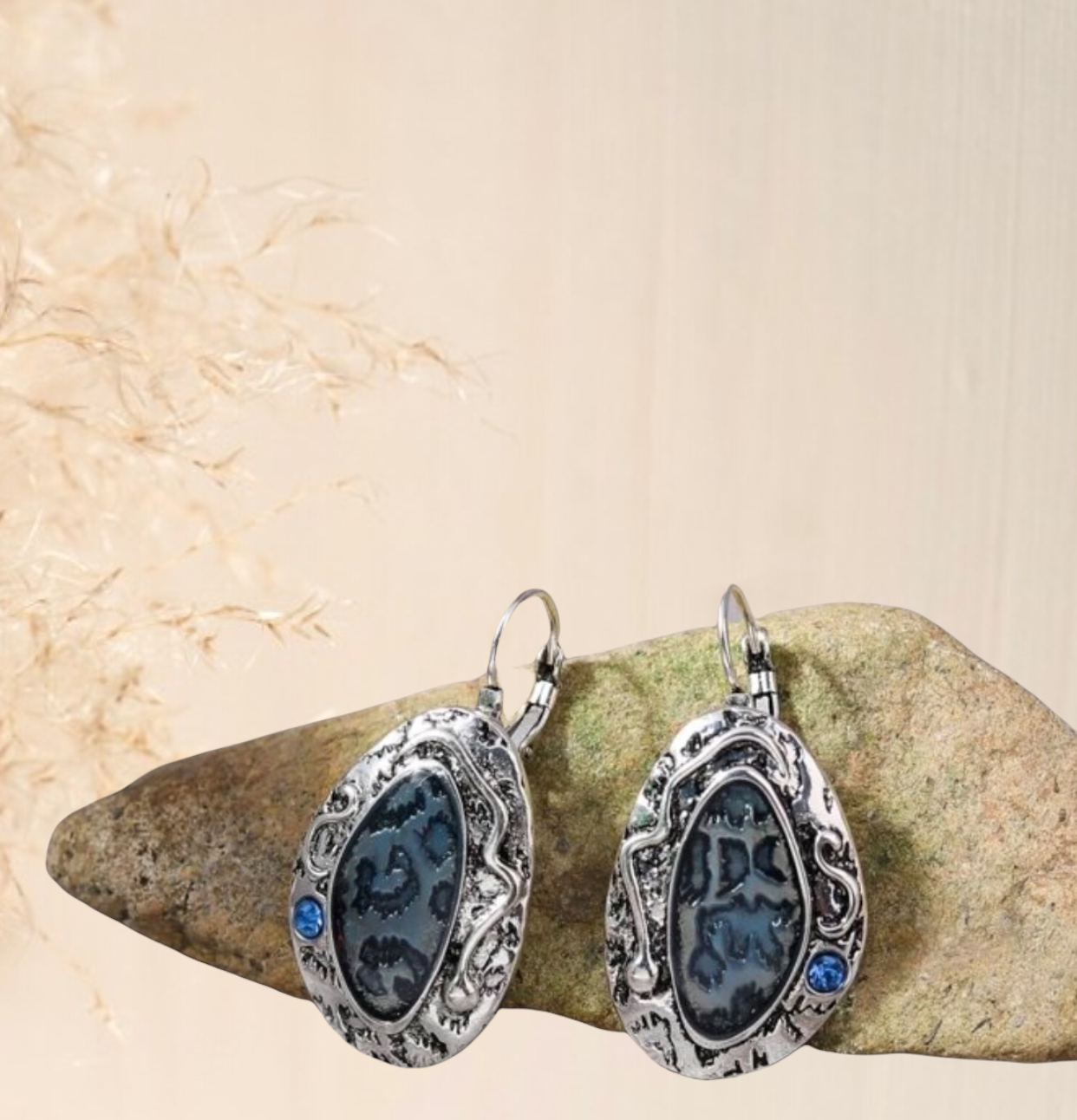 Irregular geometric drop earrings