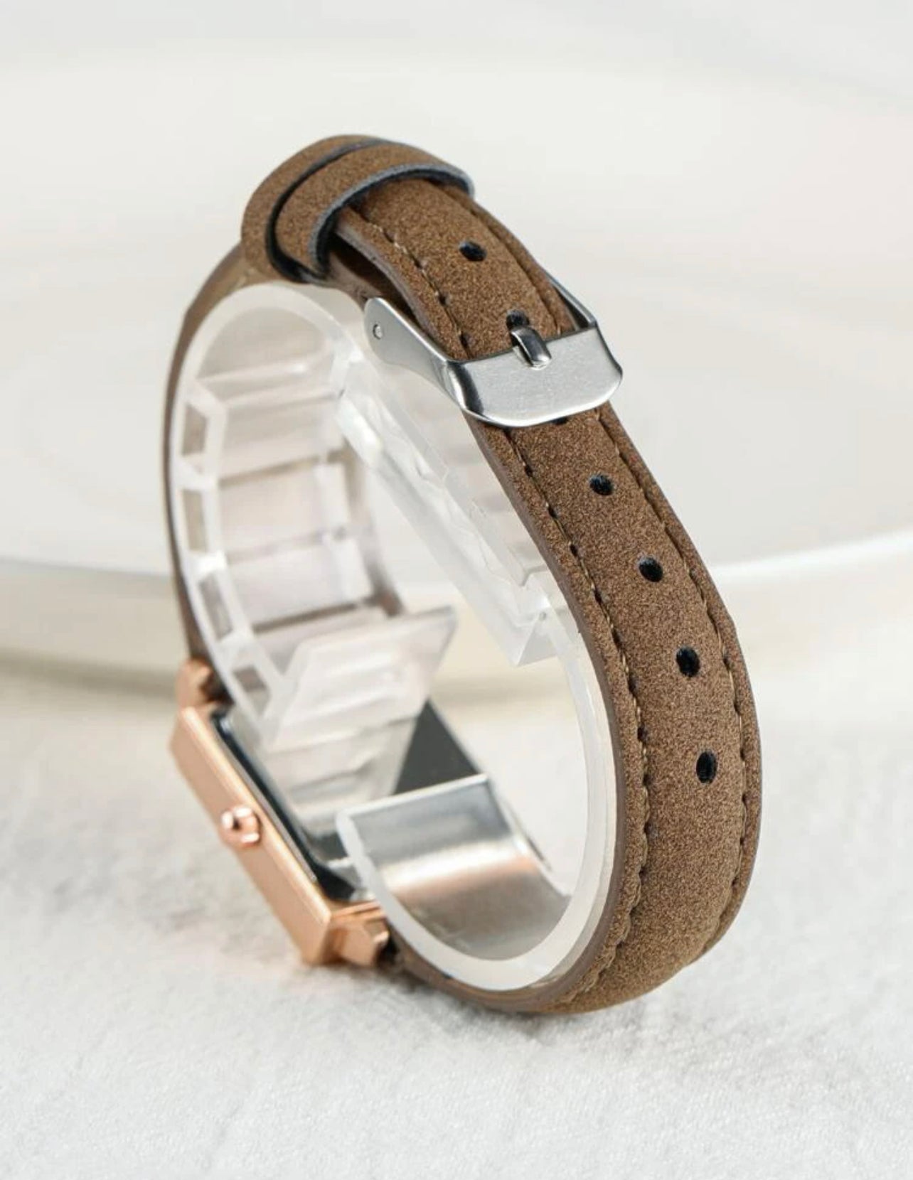 Vintage Square Pointer Quartz Watch