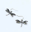 Silver plated dragonfly earrings - Christina’s unique boutique LLC