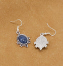 Lapis lazuli inspired dangle earrings