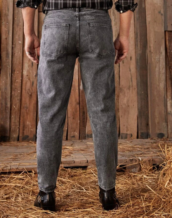 Men’s button fly carrot jeans - Christina’s unique boutique LLC