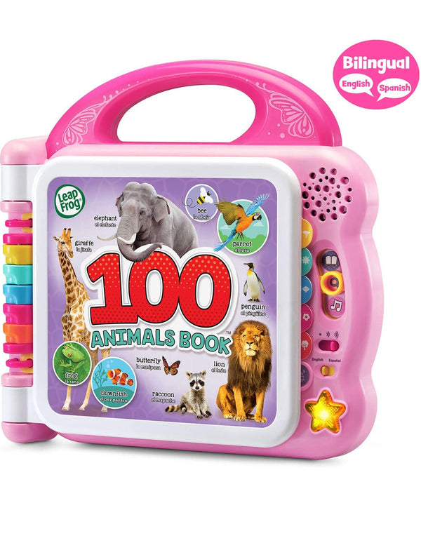 LeapFrog 100 Animals Book, Pink