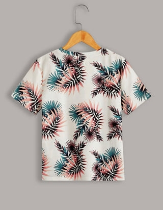 Boys tropical print tee