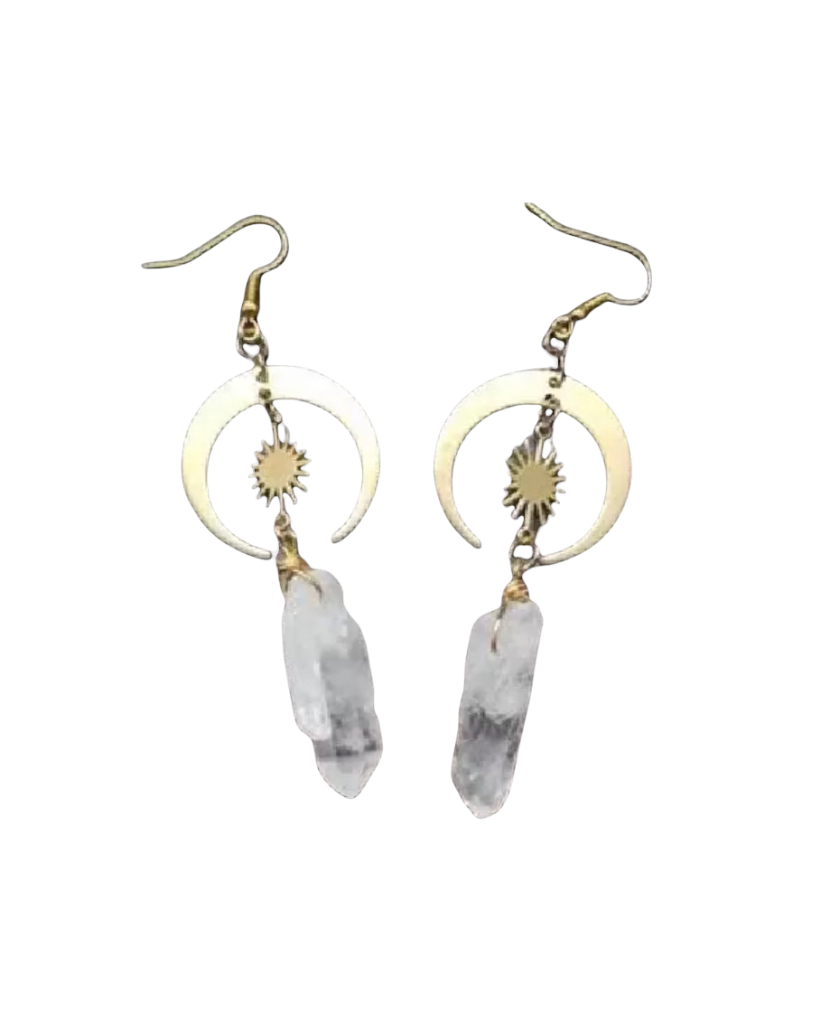 Magical Clear Stone Point Women’s earrings