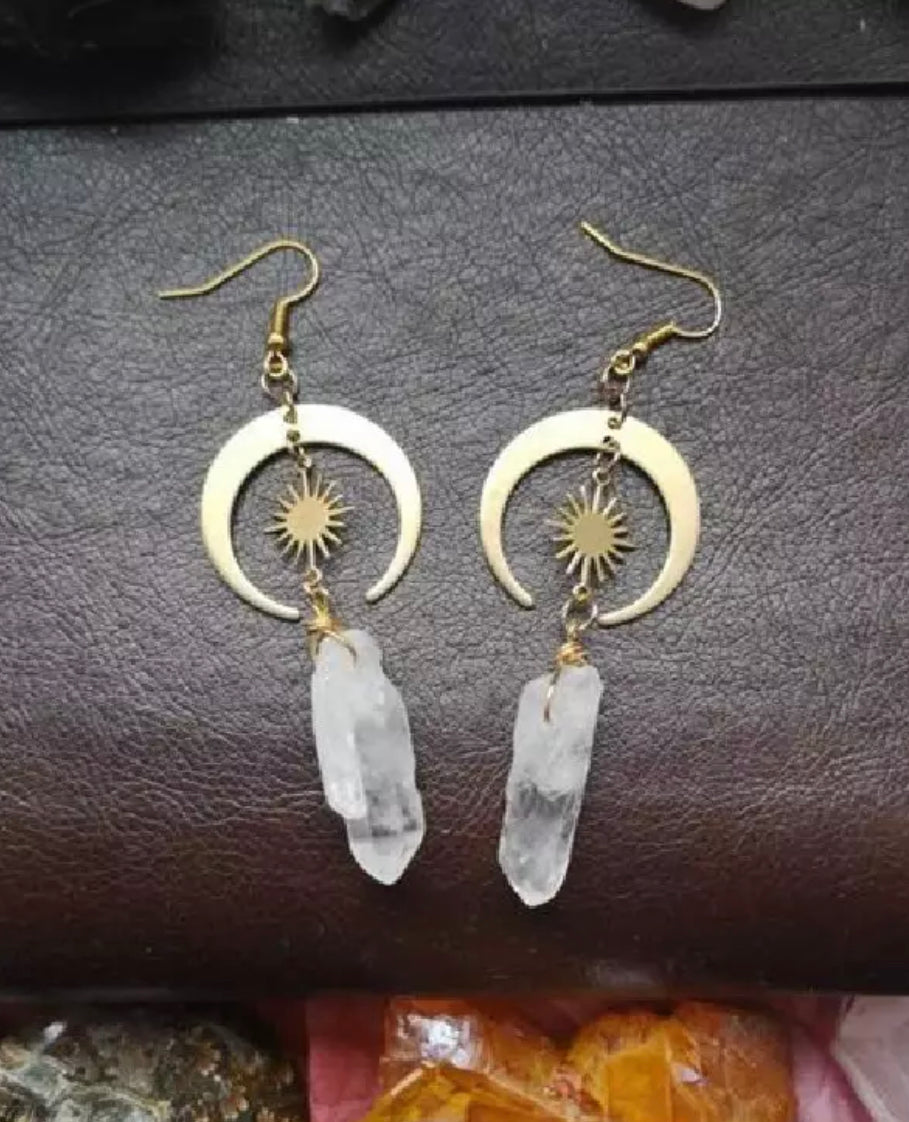 Magical Clear Stone Point Women’s earrings