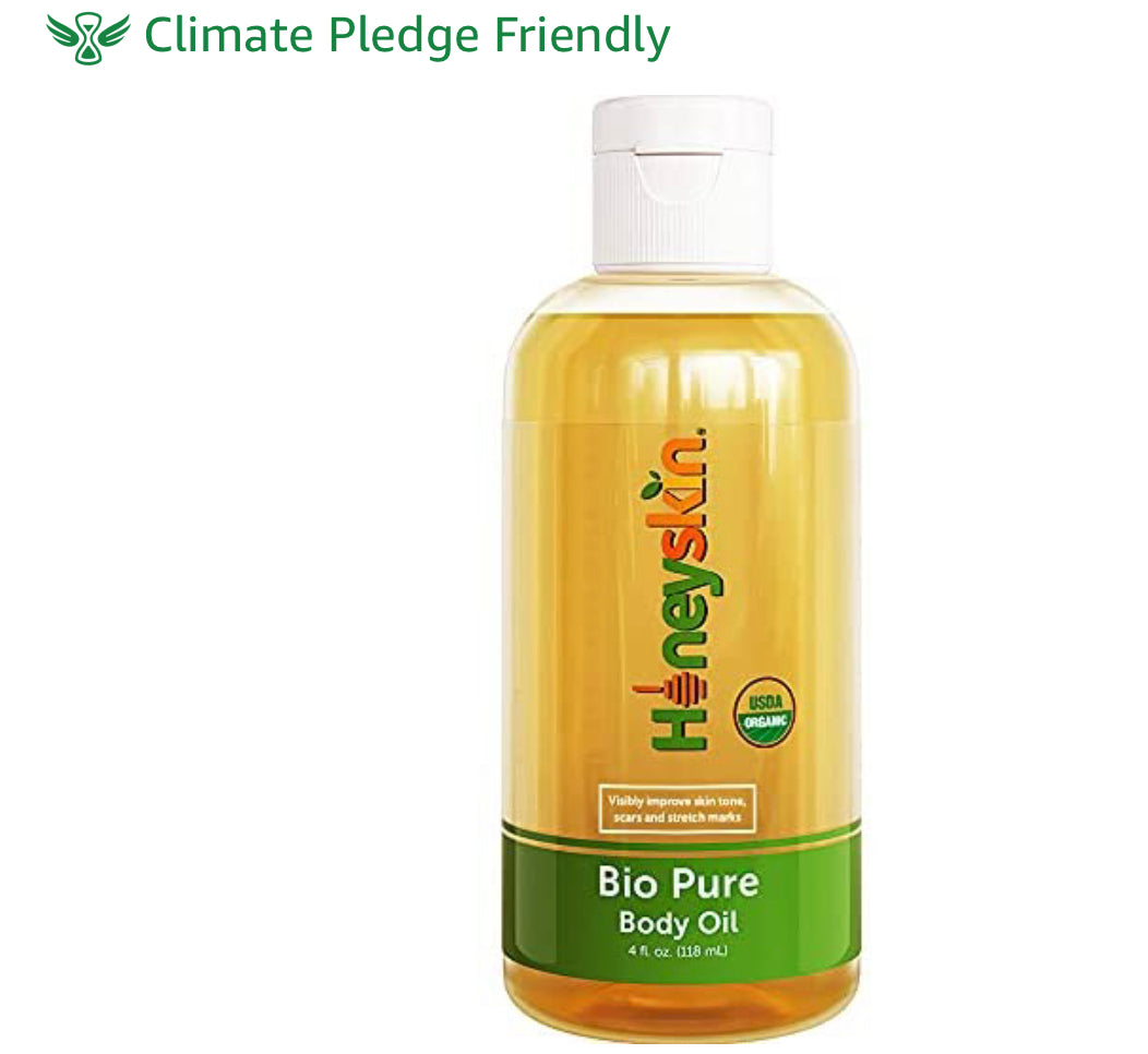 Honeyskin Skincare Body Oil for Stretch Marks and Acne Scar with Essential Oils