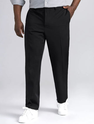 Men’s extended size slant pocket tailored pants