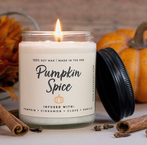 Fall Candles, Pumpkin Spice Candles for Home