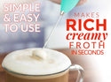 Zulay Original Milk Frother Handheld Foam Maker for Lattes