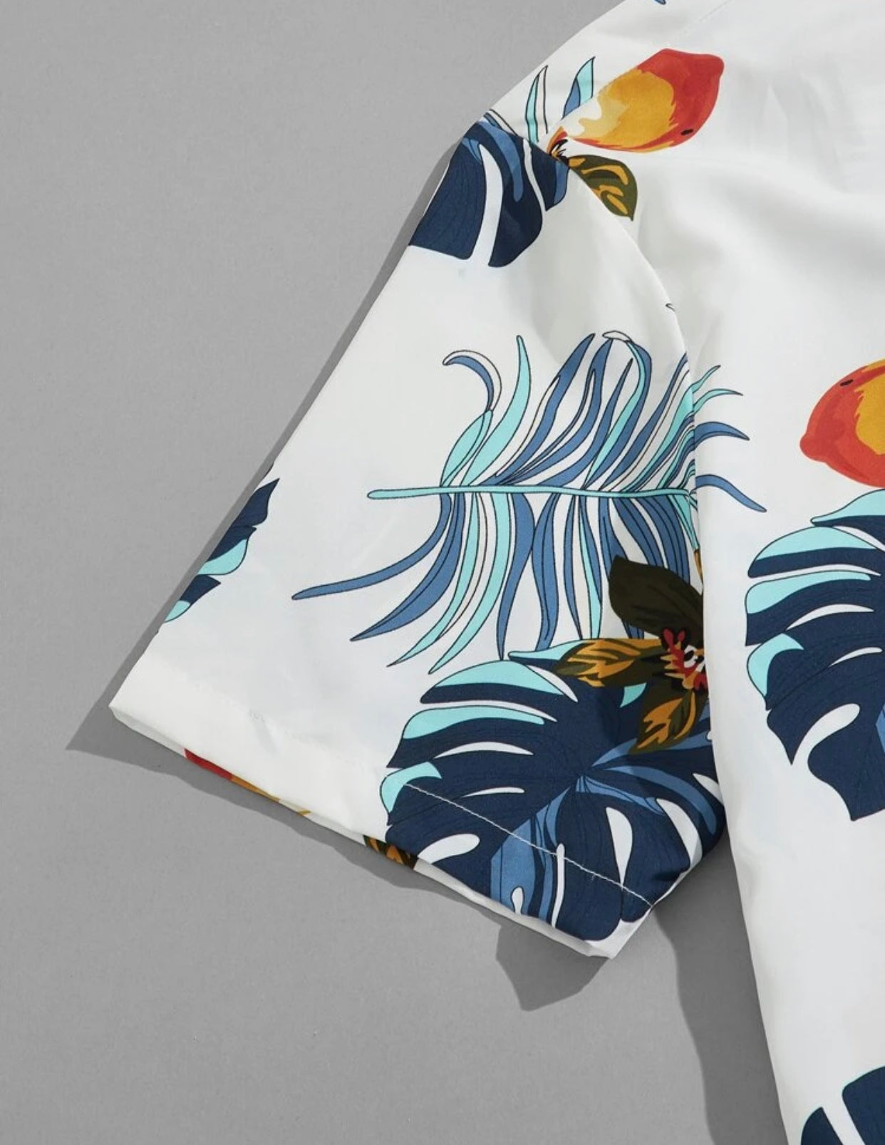Men’s tropical print shirt and shorts set - Christina’s unique boutique LLC