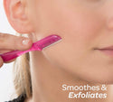 Touch-Up Multipurpose Exfoliating Dermaplaning Tool, Eyebrow Razor, and Facial Razor with Precision Cover, 3 Count
