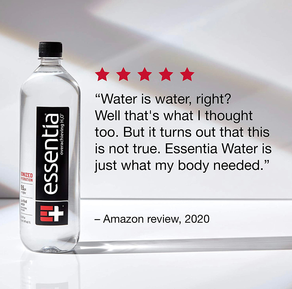 Essentia Water 1.25 Liter, Pack of 12 Bottles