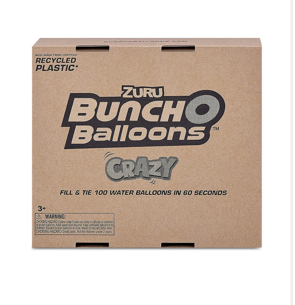 Bunch O Balloons Crazy Color by ZURU, 200+ Rapid-Filling Self-Sealing Water Balloons