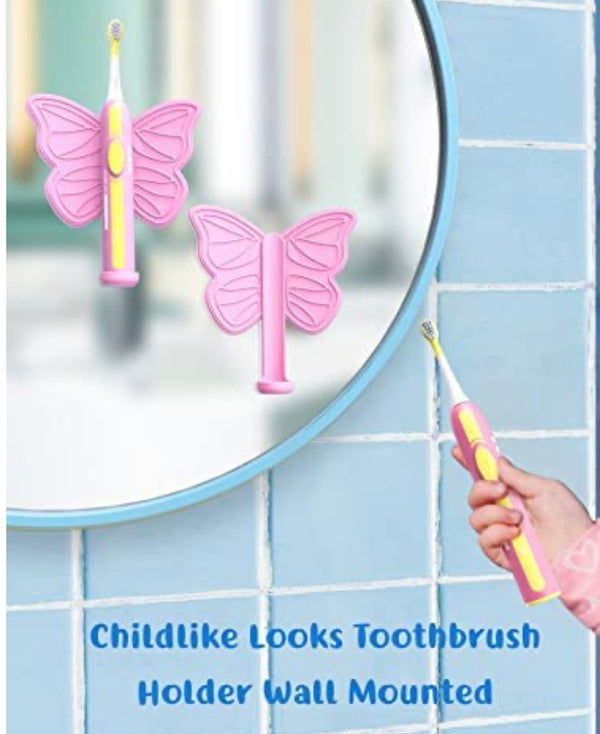 Kids Electric Toothbrushes (Pink-Butterfly)