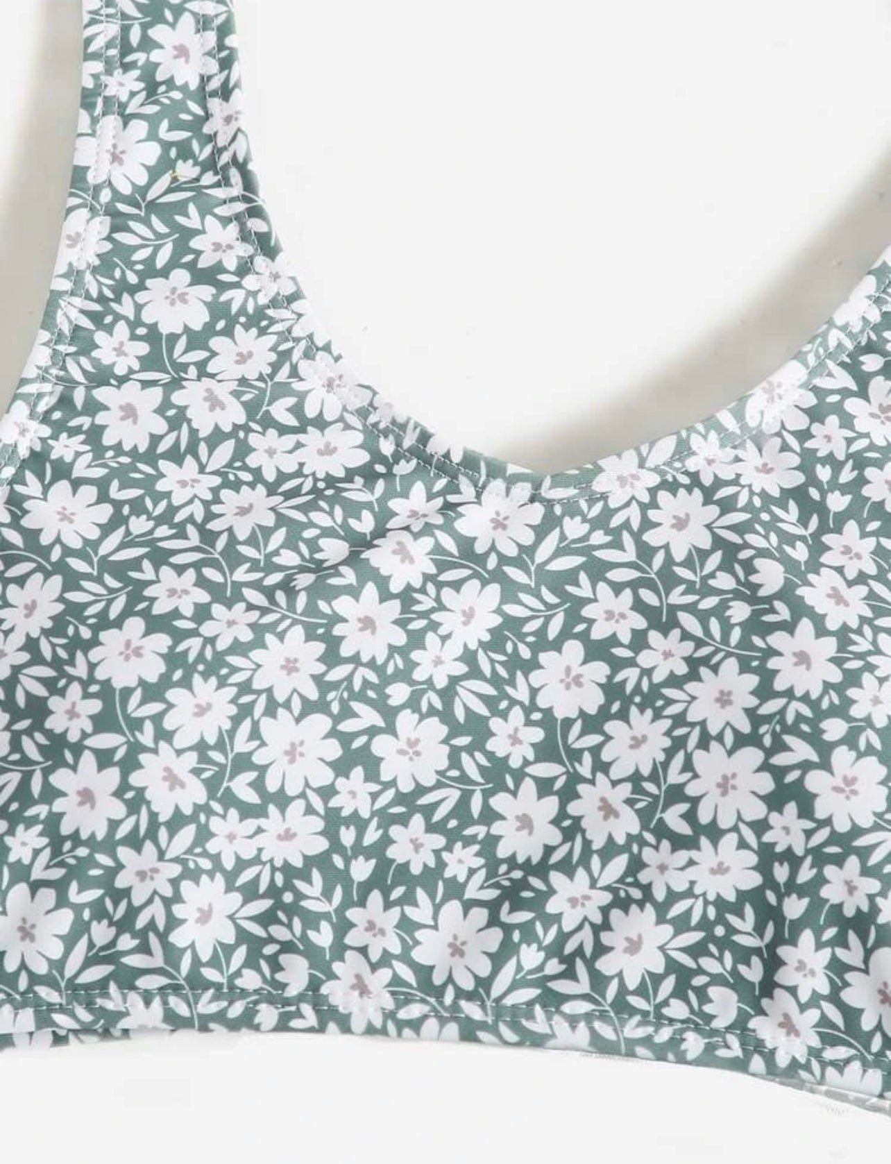 Girls Floral Bikini Swimsuit With Cover Up