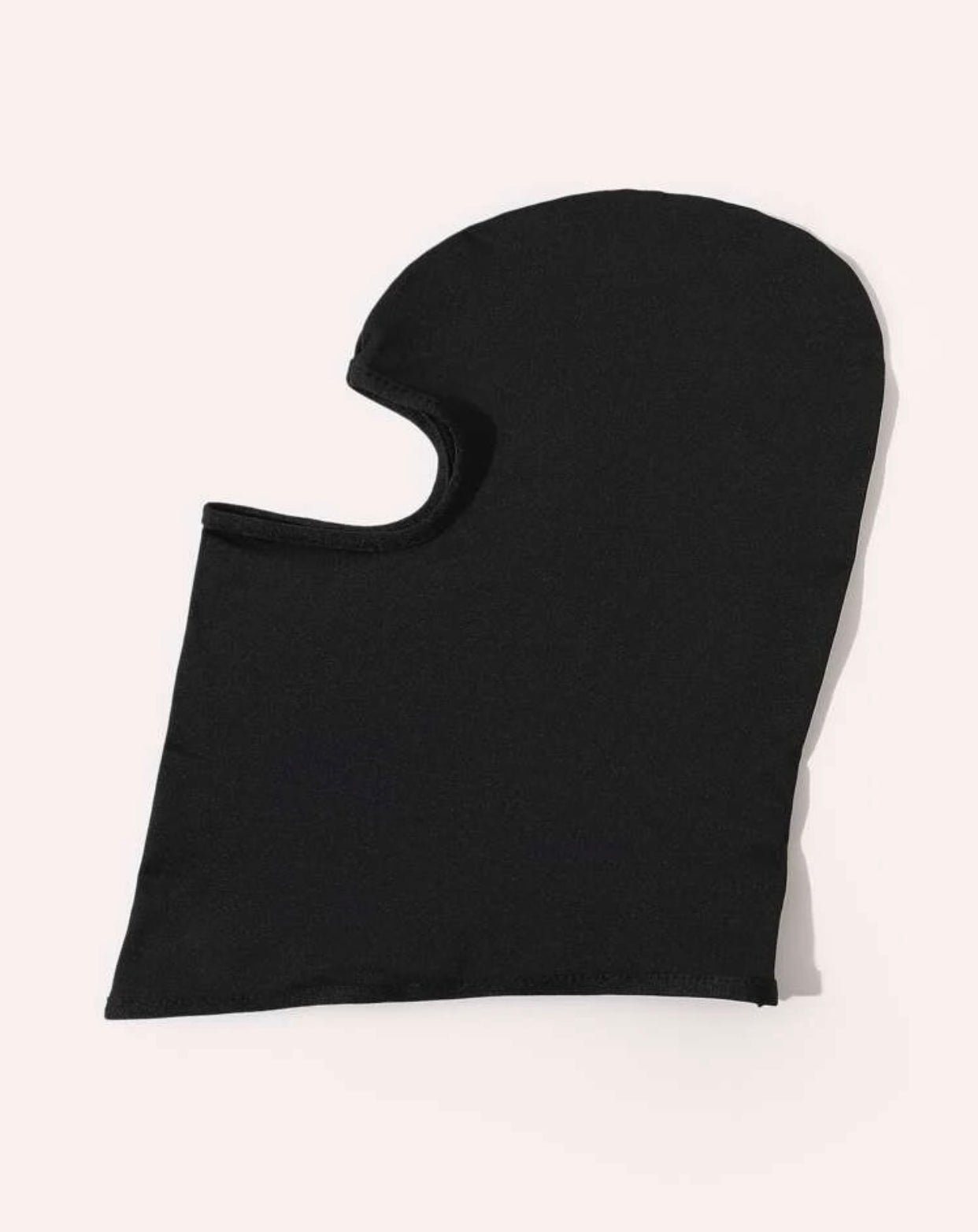 Men’s solid hat with face and neck flap