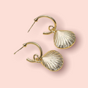 Shell drop earrings