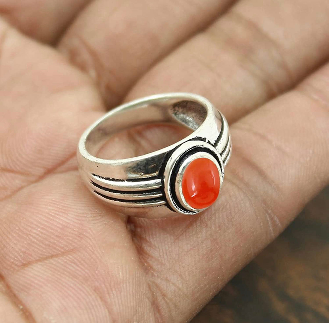 Natural Stone Rings. Unisex.