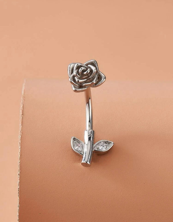 Flower Shaped Belly Ring