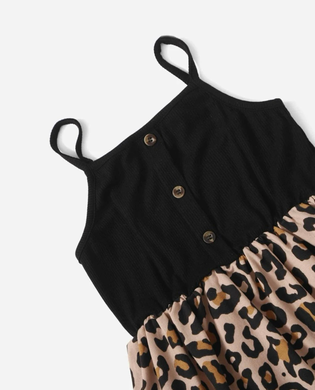 Toddler girls leopard print cami dress