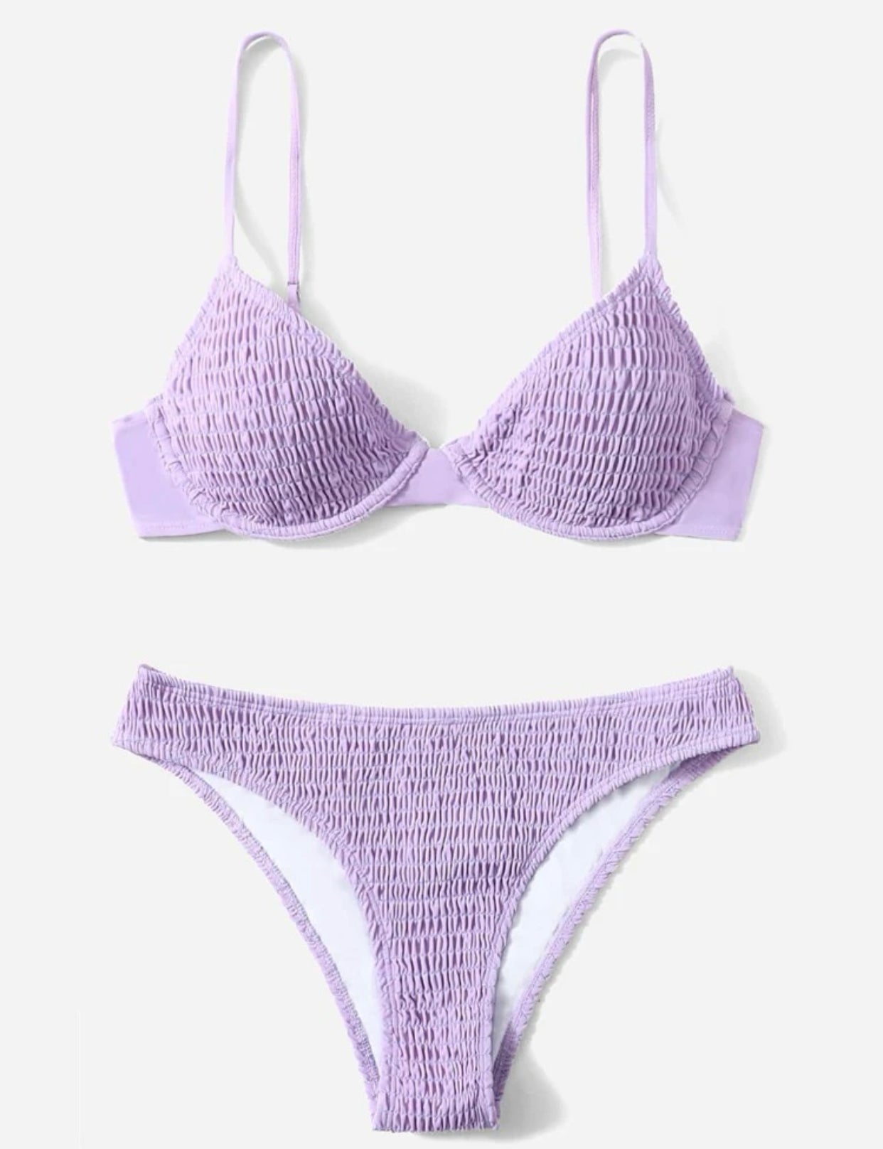 Smock underwire bikini swimsuit