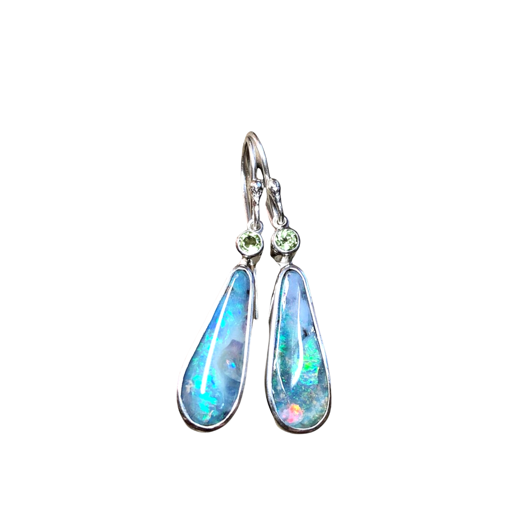 Gorgeous moonstone inspired dangle earrings