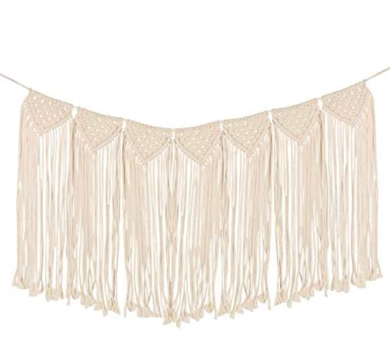 Cream macrame wall hanging - Christina’s unique boutique LLC