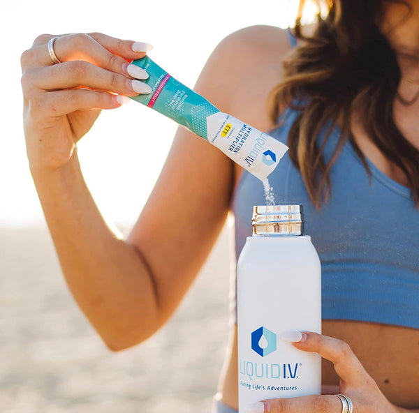 Liquid I.V. Hydration Multiplier - Passion Fruit - Hydration Powder Packets | Electrolyte Drink Mix | Easy Open Single-Serving Stick | Non-GMO
