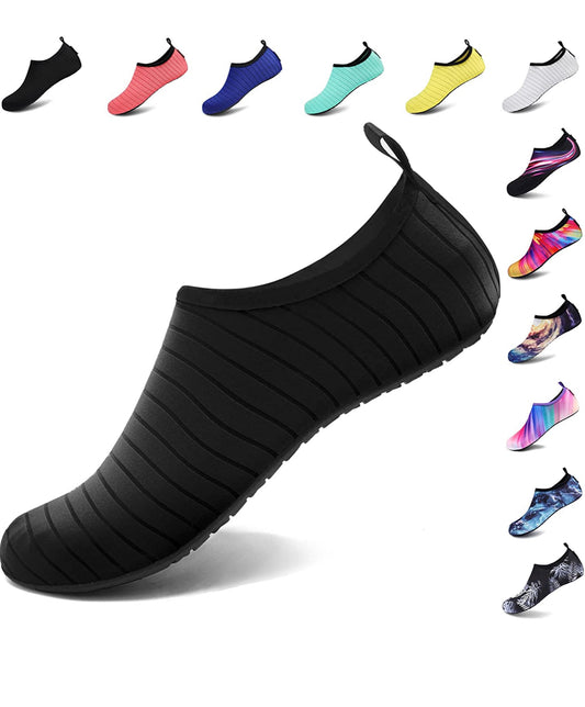 VIFUUR Water Sports Shoes Barefoot Quick-Dry Aqua Yoga Socks Slip-on for Men Women