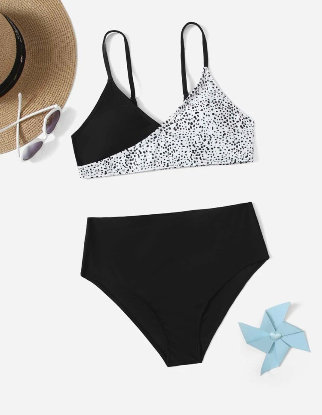 Teen Girls Dalmatian Bikini Swimsuit