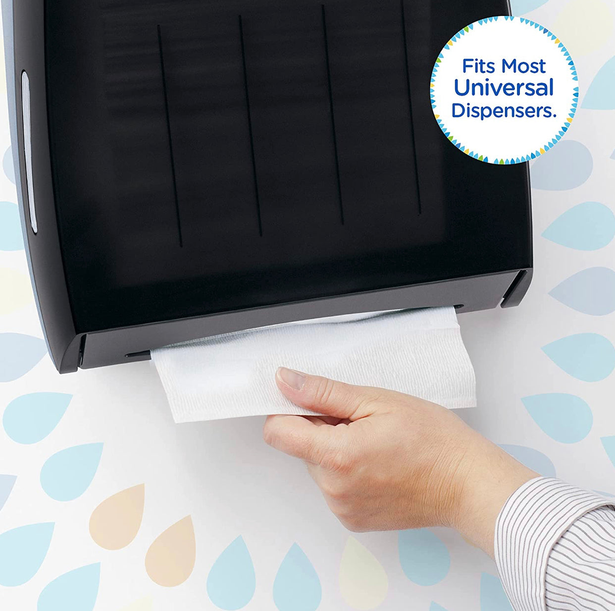 Kleenex Multifold Paper Towels (01890), White, 16 Packs / Case, 150 Tri Fold Paper Towels / Pack, 2,400 Towels / Case