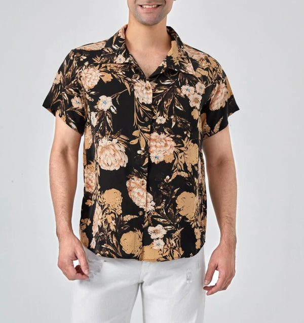 Men’s floral print shirt