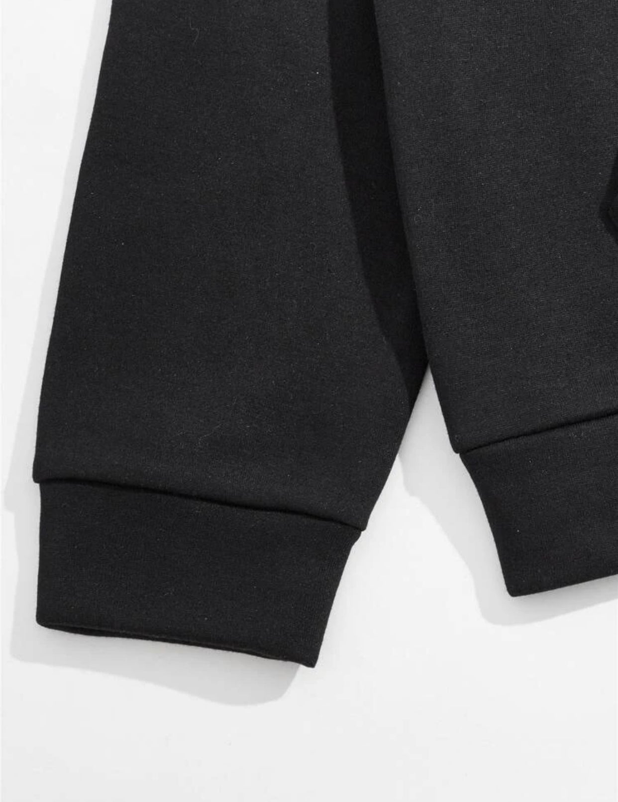 Men’s cartoon graphic drawstring hoodie & sweatpants set