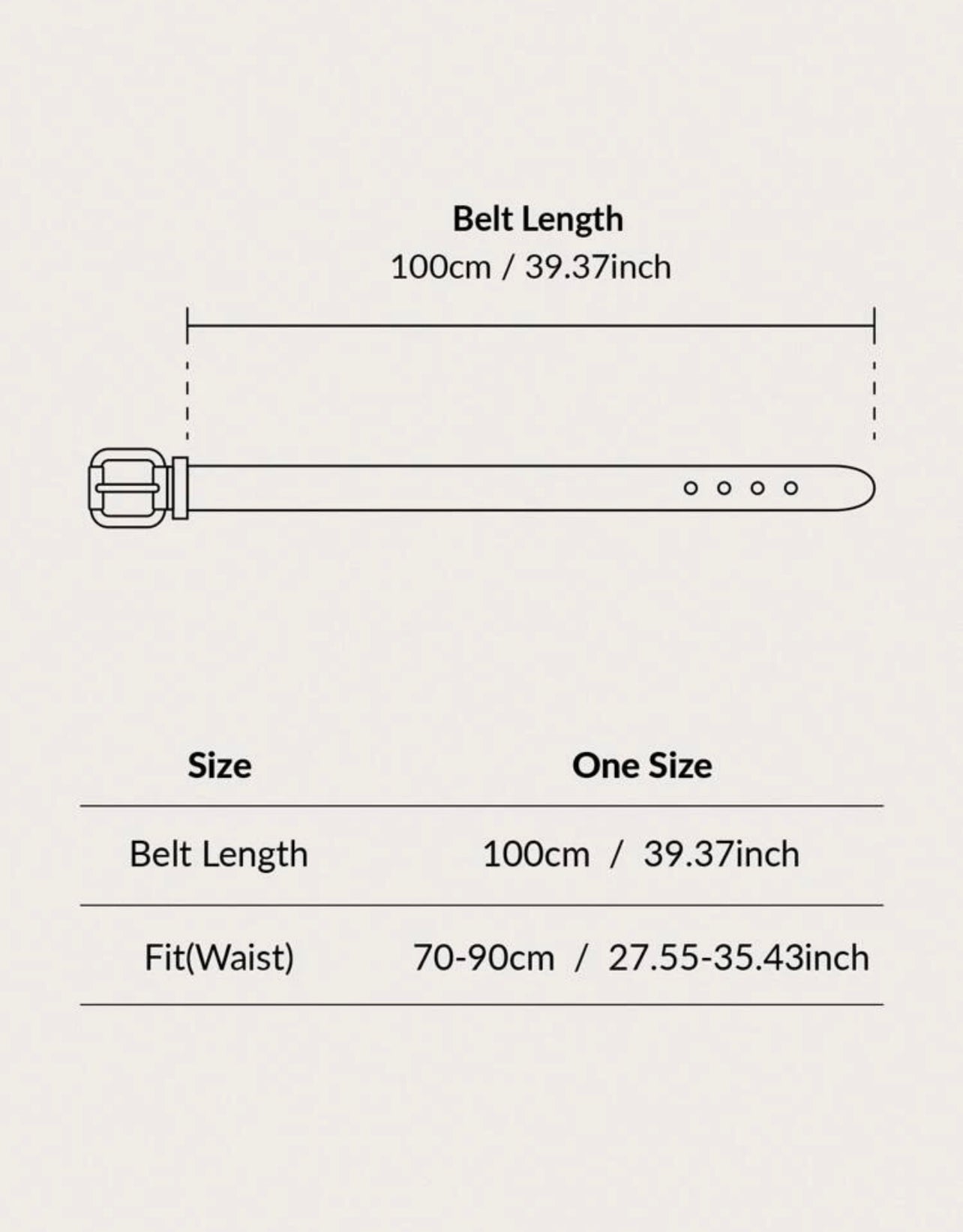 Rhinestone Round Buckle Belt With Punch Tool