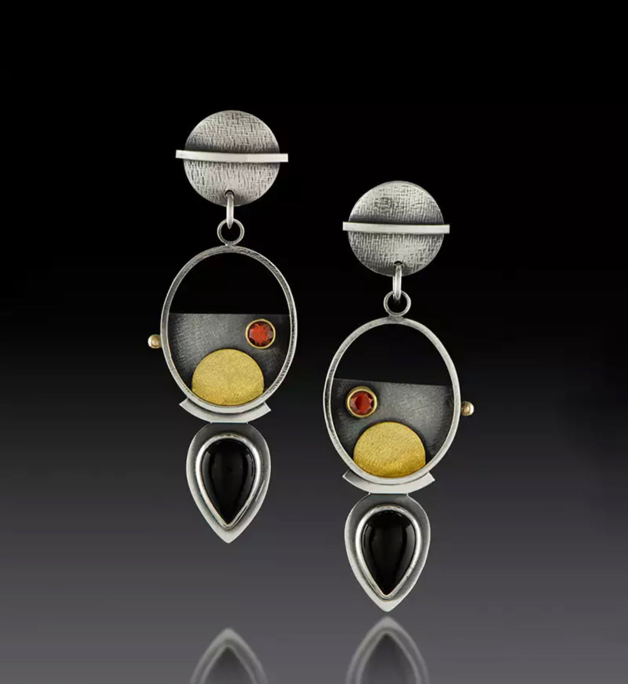 Tribal Oval Hanging Pear Earrings for Women