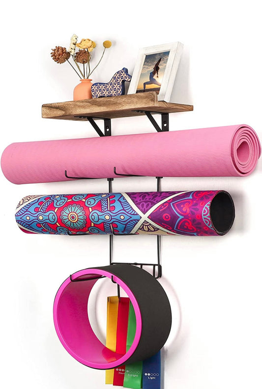 Yoga Mat Holder Wall Mount Yoga Mat