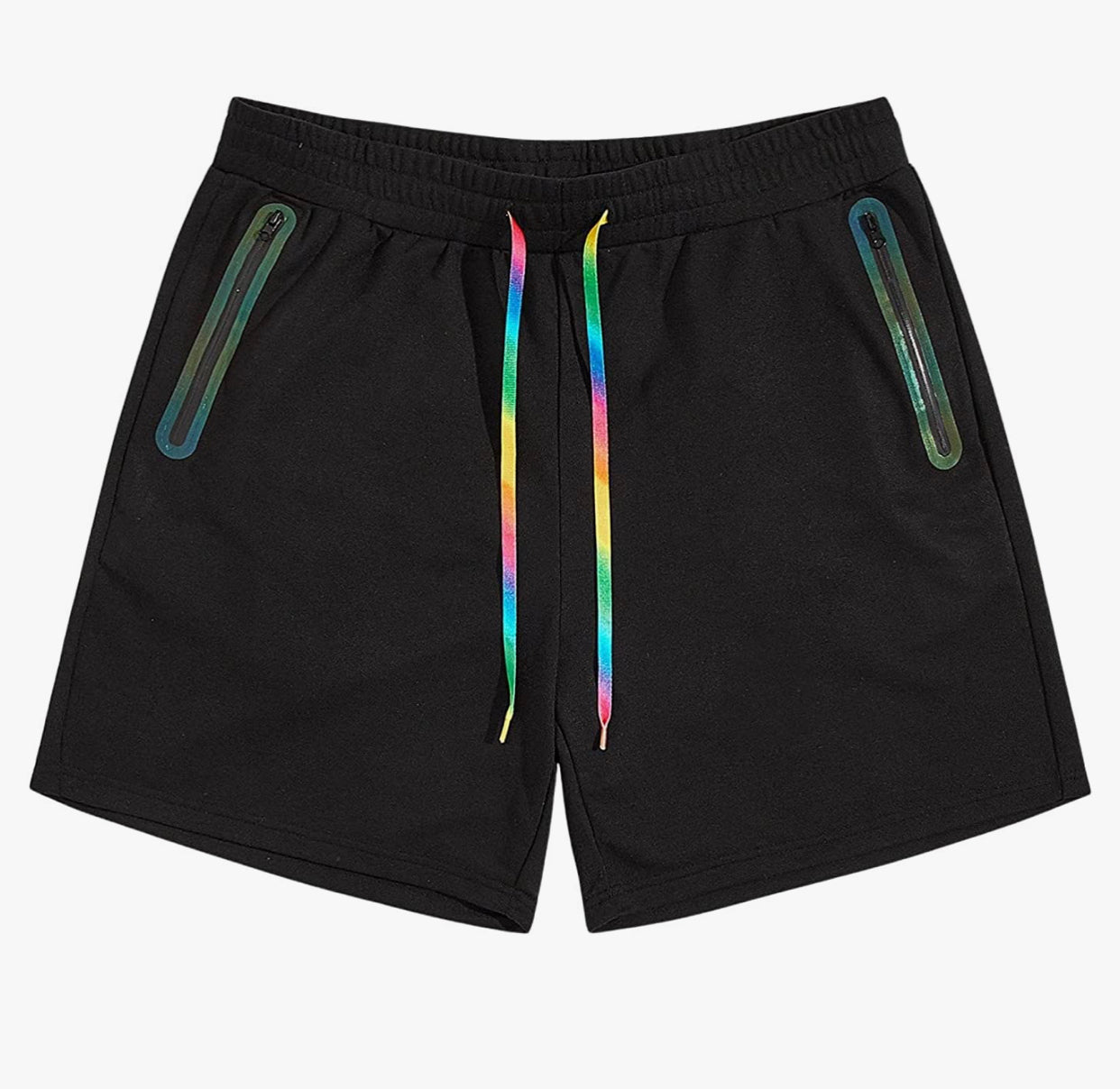 Men's Cartoon Graphic Drawstring Shorts Athletic Gym Workout Shorts with Pocket