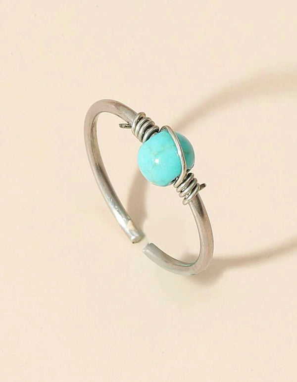 Stone decor nose ring