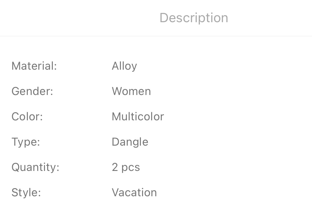 Heart and turquoise decor drop earrings