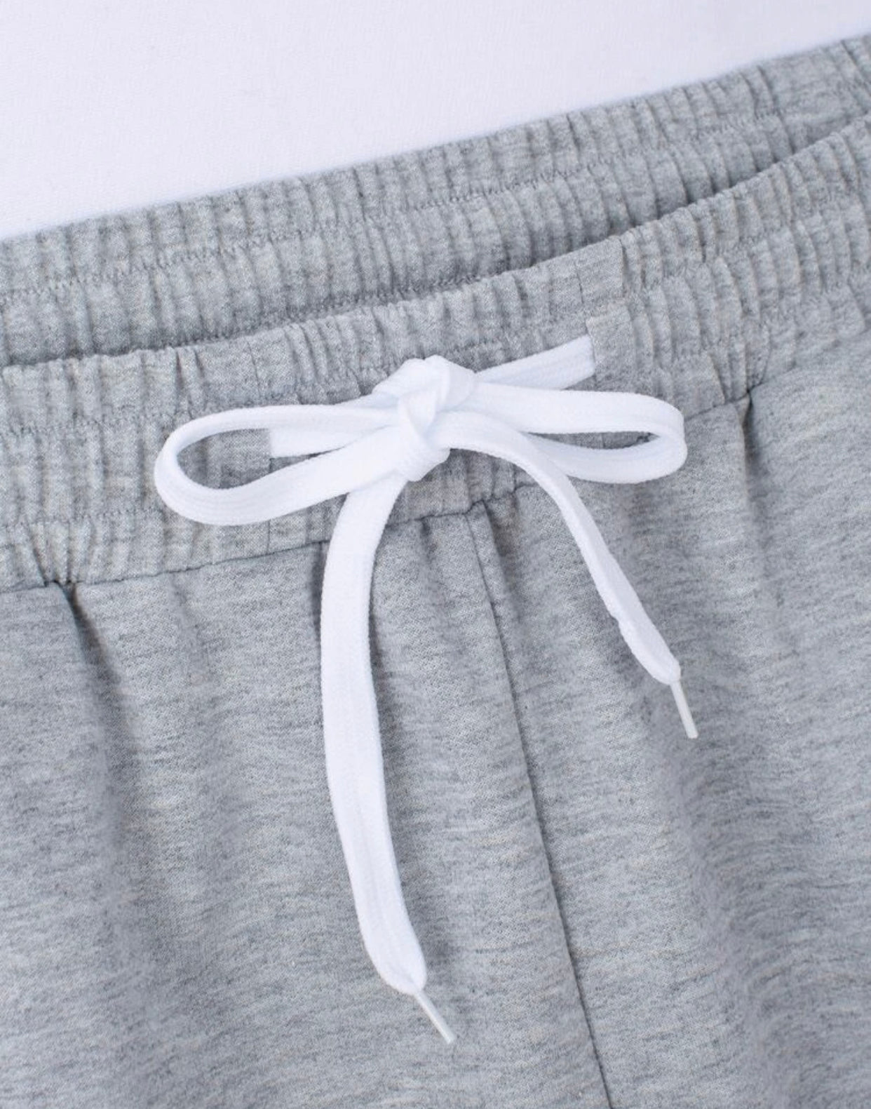 Men’s 3pcs letter patched drawstring waist track shorts